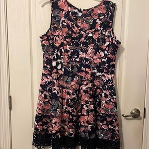 Donna Ricco Multicolor Floral Dress